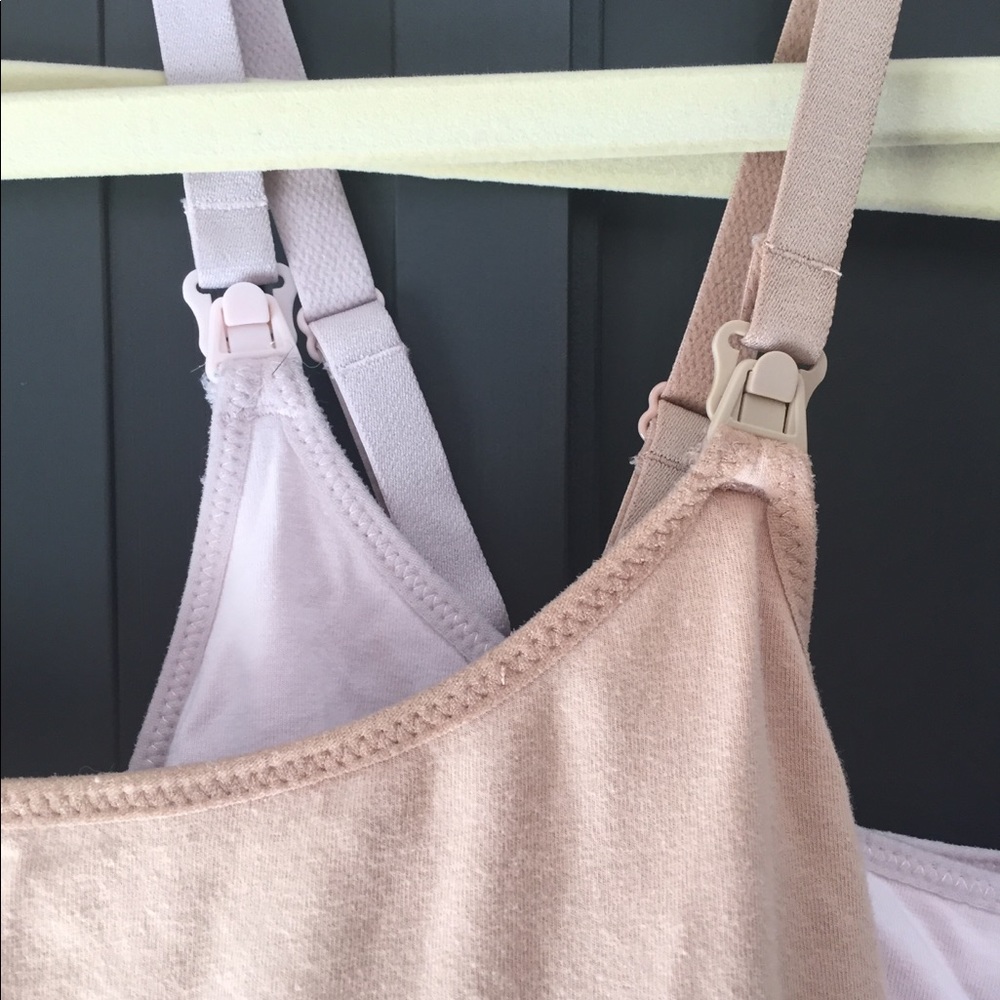 Set of 2 nursing tank tops